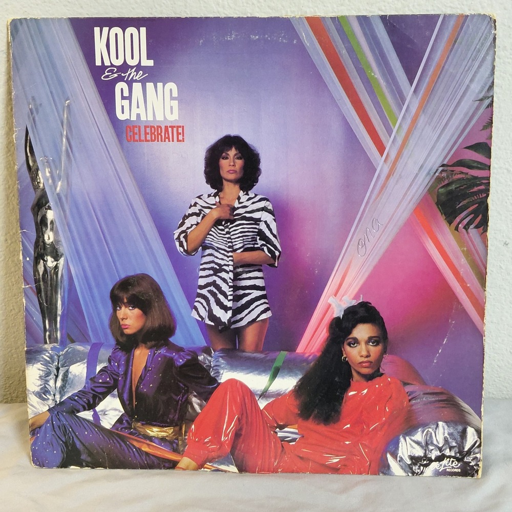 Kool & The Gang Celebrate! Vinyl LP 1980 De-Lite DSR 9518 Celebration Funk Disco